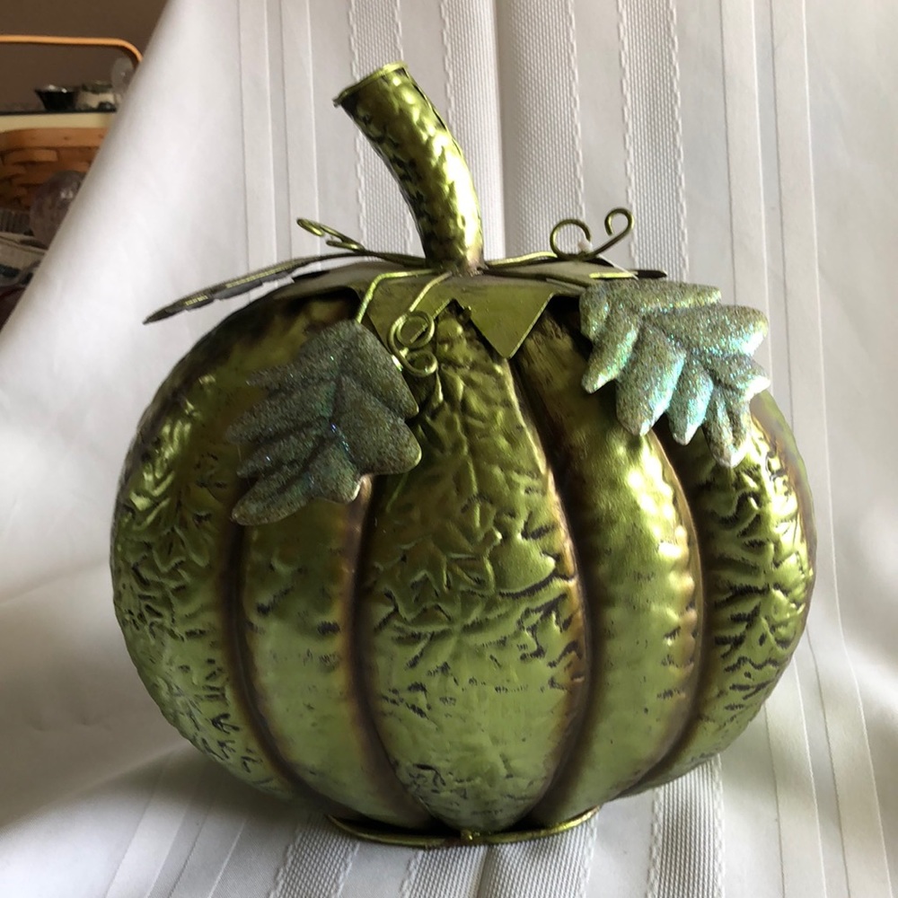 Bronzed pumpkin small ball decoration